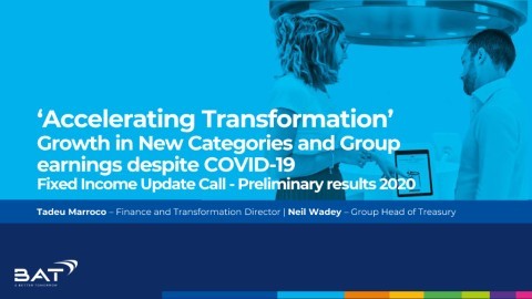 Fixed Income Investor Update Call 2021