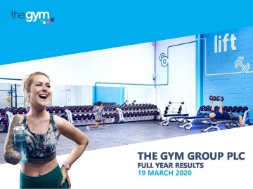 The Gym Group - Full Year Results for the year ended 31 December 2019