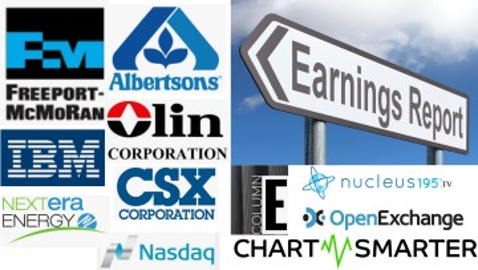 Oct 18: Earnings break down with Chartsmarter | Nucleus195 & Column E