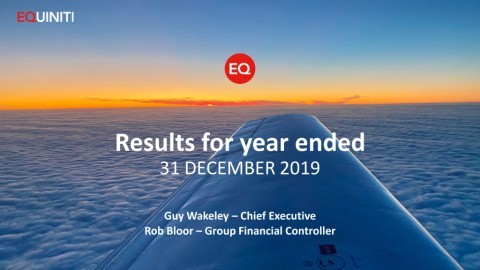 Equiniti Group plc 2019 Full Year Results