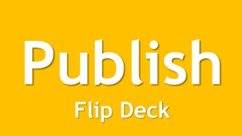 Publish: Knovio Flip Decks