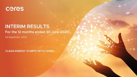 Ceres Power Holdings plc - Interim Results Webcast