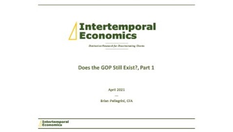 Intertemporal Economics - 04/29/21