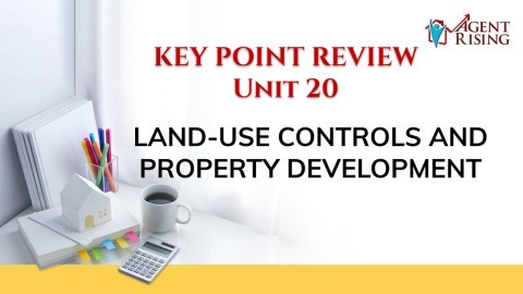 Unit 20 Keypoint Review - Land-Use Controls and Property Development