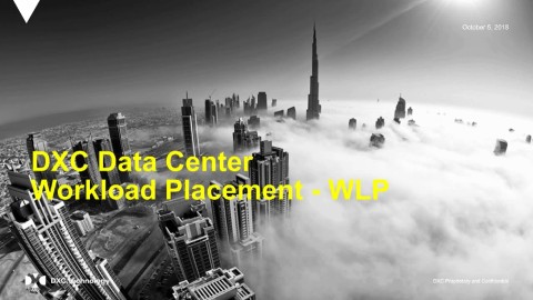 DXC Data Center Workload Placement