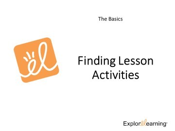 The Basics - Finding Lesson Activities