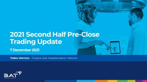 Pre-Close Trading Update