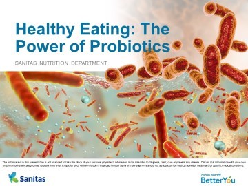 Healthy Eating - The Power of Probiotics 7-17-24