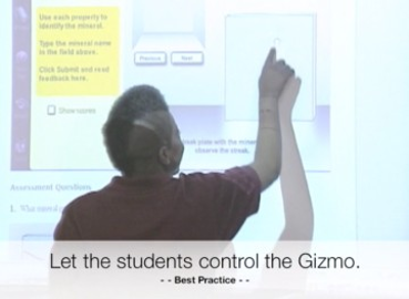 Modeled Gizmos Lesson - Whole Group Instruction