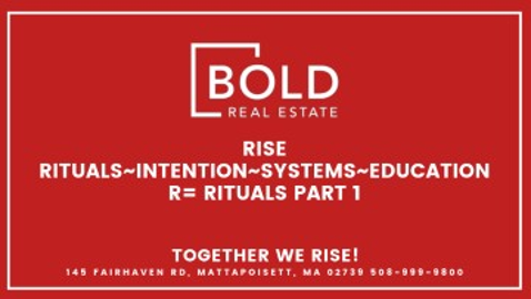 BOLDIES~ Let's RISE! RITUALS365 TO RISE!