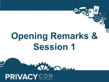 Welcome, Opening Remarks and Session 1 (9:15am)(replay)
