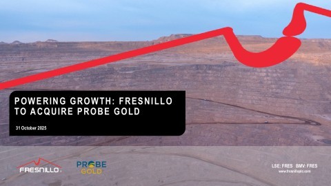 Fresnillo Announcement 2025