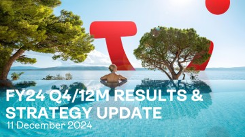 TUI AG FY25 Q1 Results Webcast