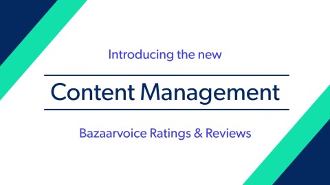 Ratings & Reviews Content Management