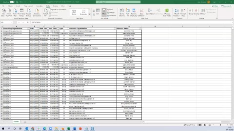 Formatting a CSV file and Importing an Event to OE Central