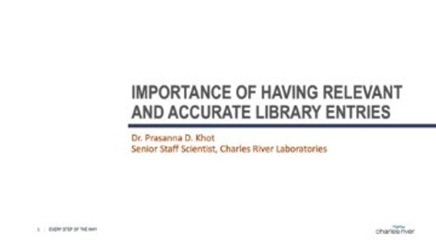 The Importance of Having Relevant and Accurate Library Entries