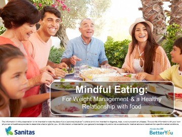 Healthy Eating: Mindful Eating 5-15-24