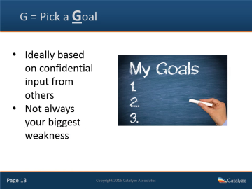 Choosing Focused Goals (9:57)
