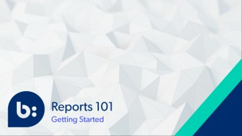 Reports 101