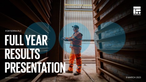 Forterra - 2022 Full Year Results