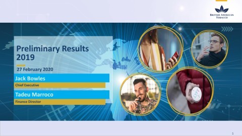 BAT FY2019 Preliminary Results Presentation