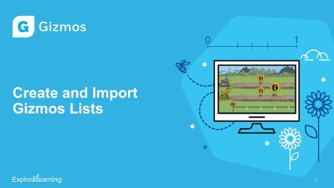 Create and Import Gizmos Lists